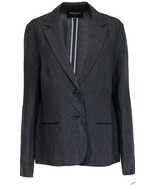LAFAYETTE 148 NEW YORK $498 Light 100% Linen Notch Blazer Jacket Size 8 ... - $45.99