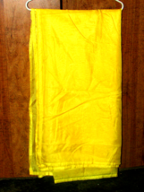 NYLON YELLOW SCARF 6-1/4 yds long hemmed (M clst 43) - $9.00