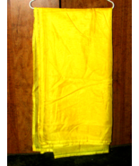 NYLON YELLOW SCARF 6-1/4 yds long hemmed (M clst 43) - $9.00