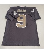 VTG NFL New Orleans Saints Drew Brees #9 Jersey Black NFL Team Apparel S... - £19.54 GBP