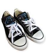 womens Converse Chuck Taylor All Star Sneakers NFL Sz 6 carolina panthers  - $29.14