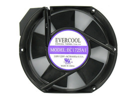 Ever Cool 172Mm X 150Mm X 51Mm Aluminum 110V Ac Fan (Ec1725A1Hbt) - £69.69 GBP