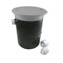 Custom 25504-101-000 Round Automatic Water Pool Leveler - Gray - $98.01