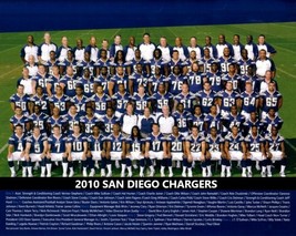 2010 SAN DIEGO CHARGERS 8X10 TEAM PHOTO FOOTBALL PICTURE NFL - $4.94