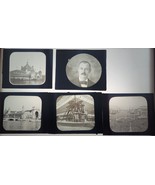 Lot of 5 Photos Magic Lantern Glass Slides 1800s Amazing Inventions, Bui... - £17.64 GBP