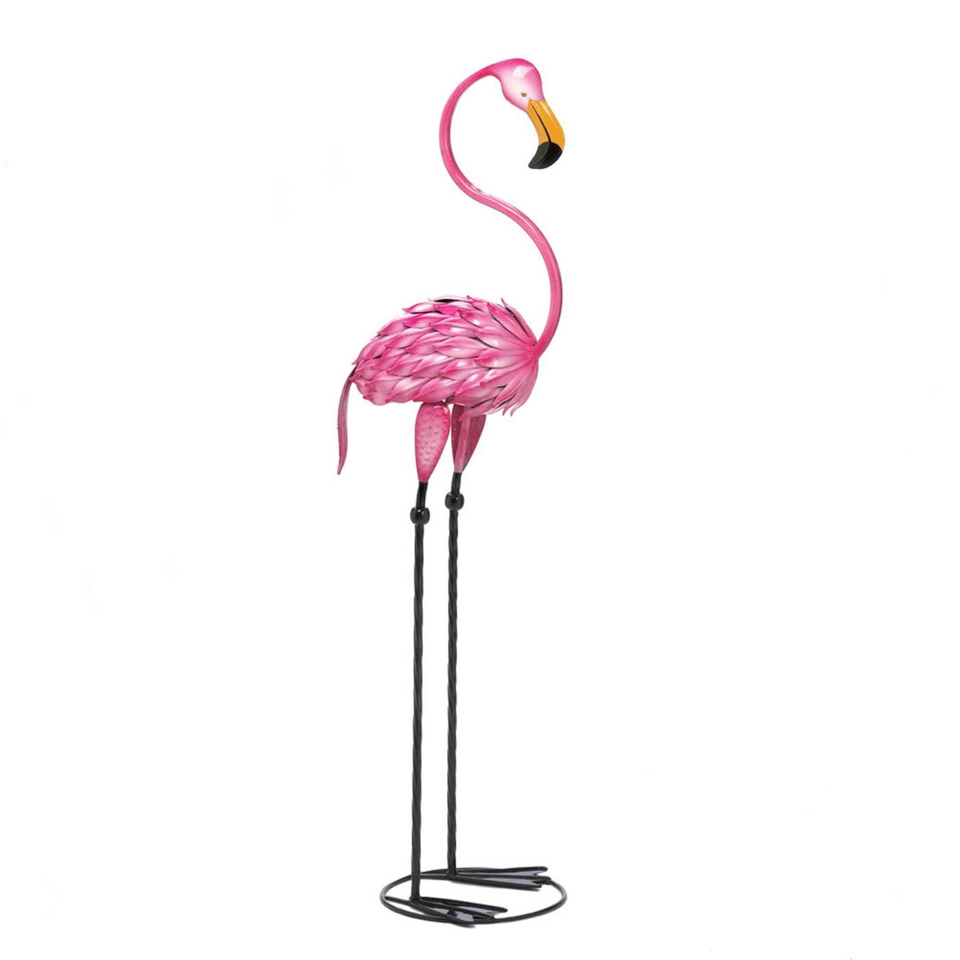 Tropical Tango Standing Flamingo Statue - $45.60