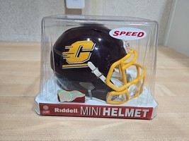 Central Michigan Chippewas Chips Speed Mini Ncaa Football Helmet Riddell Fire Up - $21.23