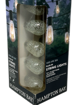 Hampton Bay 10-Light String Lights Edison Glitter Glass Indoor/Outdoor Plug In image 4