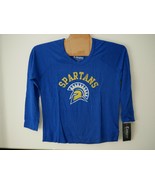NCAA San Jose State Spartans Womens Long Sleeve Quad Fleece Shirt Sz XL NWT - $470.22 MXN