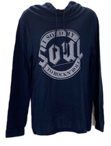 Fifth Sun Unisex Sweater &quot;I sold my soul to Rock N&#39; Roll&quot; high neck Sweatshirt L - £13.08 GBP