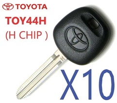 X10 Toyota TOY44H H Chip Transponder Key 2014+  TOP Quality USA Seller - £94.03 GBP