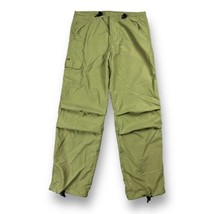 Vintage Tommy Hilfiger Y2k Green Cargo Pant Straight Leg Baggy 31x30 Con... - £31.13 GBP