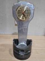 John Force NHRA Top Fuel Piston &amp; Rod Alarm Clock ENGRAVED AUTOGRAPHED T... - $1,207.40 MXN