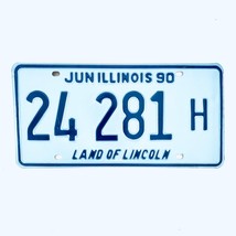 1990 United States Illinois Base Passenger License Plate 24 281 H - $17.81