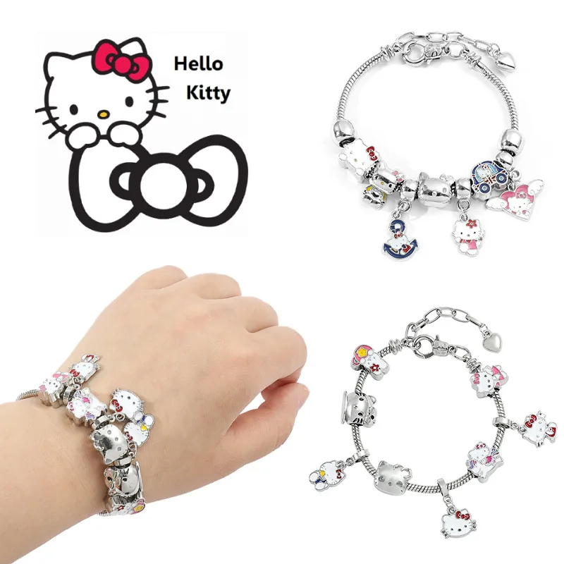 Sanrio Kuromi Cinnamoroll Hello Kittys Cute Star Wing Bracelets Fashionable and - £9.80 GBP