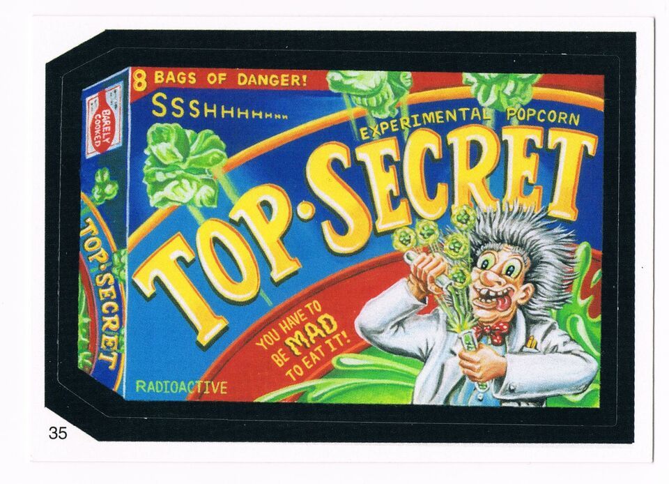 Primary image for 2005 Topps Wacky Packages Top Secret 35 Sticker Trading Card ANS2 Series 2