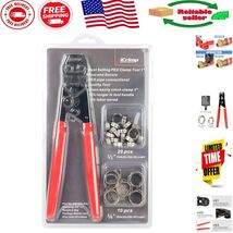 Stainless Steel PEX Crimping Tool &amp; Clamp Set 20 pcs 1/2-inch + 10 pcs 3... - $1,089.14 MXN