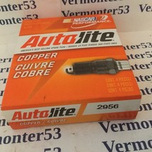 One Box of Four Autolite 2956 Copper Core Spark Plug Chainsaw Trimmer Mower - £11.69 GBP