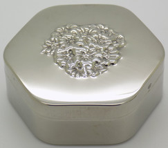 Vintage Italienische Handgefertigt Original Silber .800 Hexagon Tabletten - $77.70