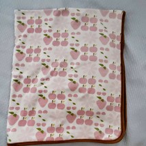 DwellStudio Dwell Studio Baby Girl Cotton Blanket Strawberry Apple Flower Pink - £47.47 GBP