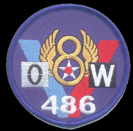Primary image for ARMY 8TH AIR FORCE WWII WORLD WAR TWO MILITARY ROUND EMBROIDERED PATCH