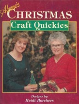 Aleene&#39;s Christmas Craft Quickies by Aleene Jackson Vintage 1996 Hardcover Book - £6.59 GBP