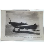 old photo Card  British Hurricane fighter plane  (Canada) - £13.79 GBP