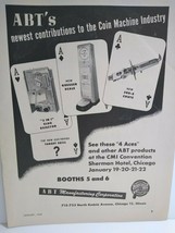 ABT Guesser Scale Coin-Op Advertising 1948 Coin Machine Review Magazine AD - £27.75 GBP