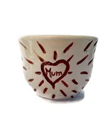 Handmade Ceramic Mum Trinket Bowl, Hand Painted Pottery Mothers Day Gift... - £47.06 GBP