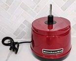 KitchenAid Mini Food Chopper Processor KFC3522QER 3.5 Cup BASE ONLY Red ... - $19.75