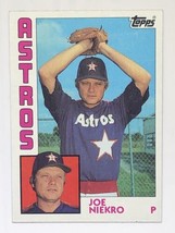 Joe Niekro 1984 Topps #586 Houston Astros MLB Baseball Card - £0.77 GBP