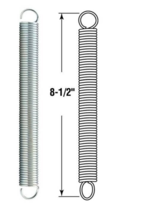 Prime-Line SP 9676 Extension Spring 8-1/2&quot; L X 7/8&quot; D Nickel-Plated - £8.67 GBP