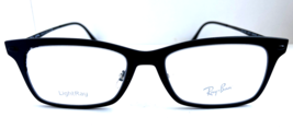 New Ray-Ban LightRay RB 7039 53mm 53-18-140 Black Men&#39;s Eyeglasses Frame... - $49.99