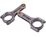 2x Performance H-Beam Connecting Rods for Fiat 500 Old Model 2 cylinder ... - £165.86 GBP