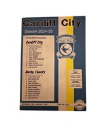 Cardiff City v Derby County Football Programme. 25 / 1 / 2025. Championship - $7.04