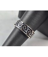 Mens Vintage Estate Sterling Silver Waldeck Johnson Ring 4.7g E6887 - €42,79 EUR