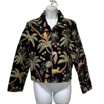 heirloom laguna beach tropical jungle monkey tapestry jacket Size S - £27.59 GBP