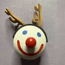 2004 Jack in The Box REINDEER Antlers Antenna Ball Topper Christmas Holiday - €4,26 EUR