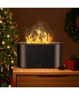 7-color Simulated Flame Humidifier Aromatherapy Machine, Can Add Essenti... - $253.06 MXN