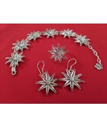 Hëna Handcrafted Sterling Silver Jewelry Set (Bracelet, Ring, Pendant, E... - £148.67 GBP