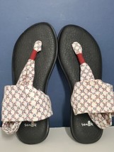 Sanuk Women&#39;s Yoga Sling Patriotic Stars Sandals Size 8 - £13.93 GBP