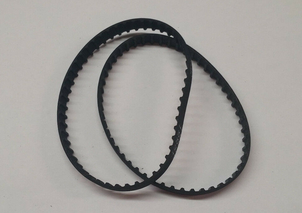 2 NEW Replacement 100XL037 Timing Belts 50 Teeth Cogged Black Rubber Toothed - $17.50