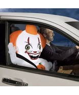 IT Pennywise The Clown Airblown Inflatable 3&#39; Car Buddy Halloween LED Ad... - $39.83 CAD