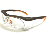 Uvex Safety Goggles Glasses Frames SW06 Brown Orange Clear Z87-2+ 57-16-125 - $46.53