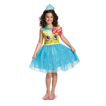 Girls Costume Size Medium (7-8) Shopkins Queen Cupcake Halloween - £12.02 GBP