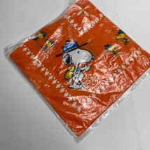 Vintage New In Package Peanuts Snoopy Woodstock Orange Bandana Camping Scouts - £24.12 GBP
