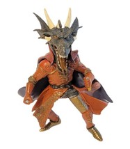 Papo Dragon Head Warrior Medieval Knight 4” PVC Figure Fan 2005 Missing Swords - £7.20 GBP