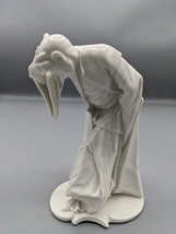 1700s Antique Nymphenburg Blanc de Chine Monk Porcelain Figurine by Bustelli 6&quot; - £260.81 GBP