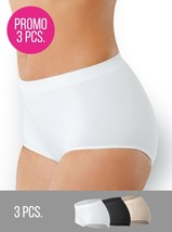 3 culotte da donna vita alta microfibra elasticizzata seamless Intimidea 310368 - £10.22 GBP