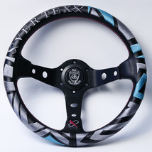 Racing Competition Deep Concave Embroidery Modified Steering Wheel - £71.71 GBP+